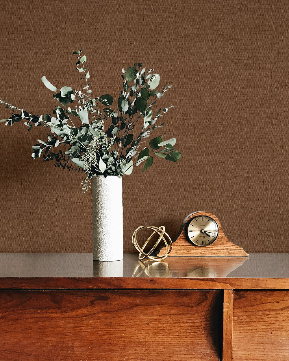 Stretford Linen Sunset TH90242 by Seabrook Designs Designer Wallpaper