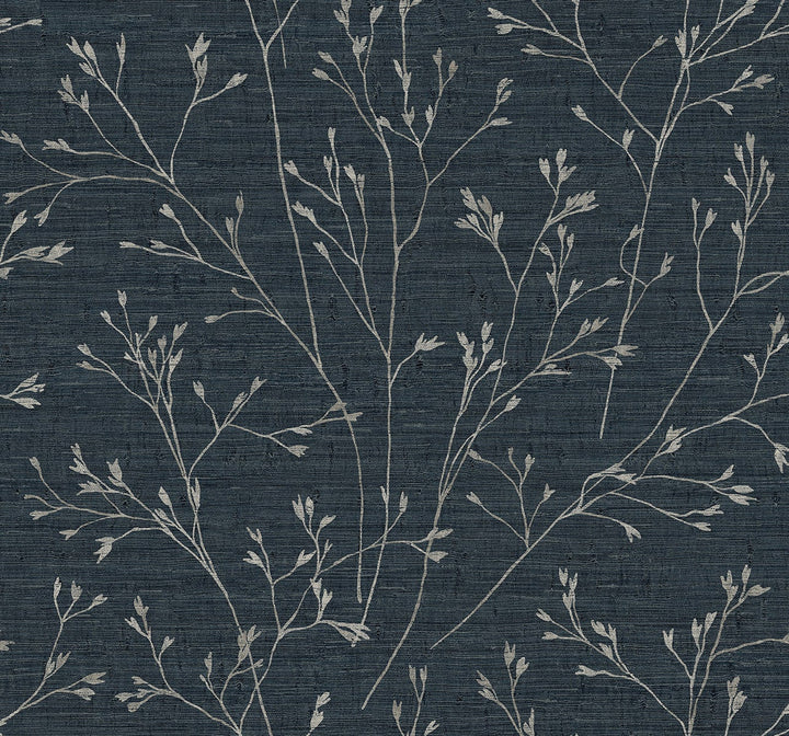 Withington Branch Ocean Deep TH90302 by Seabrook Designs Designer Wallpaper