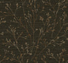 Seabrook Designs Wallpaper Withington Branch Coffee TH90306