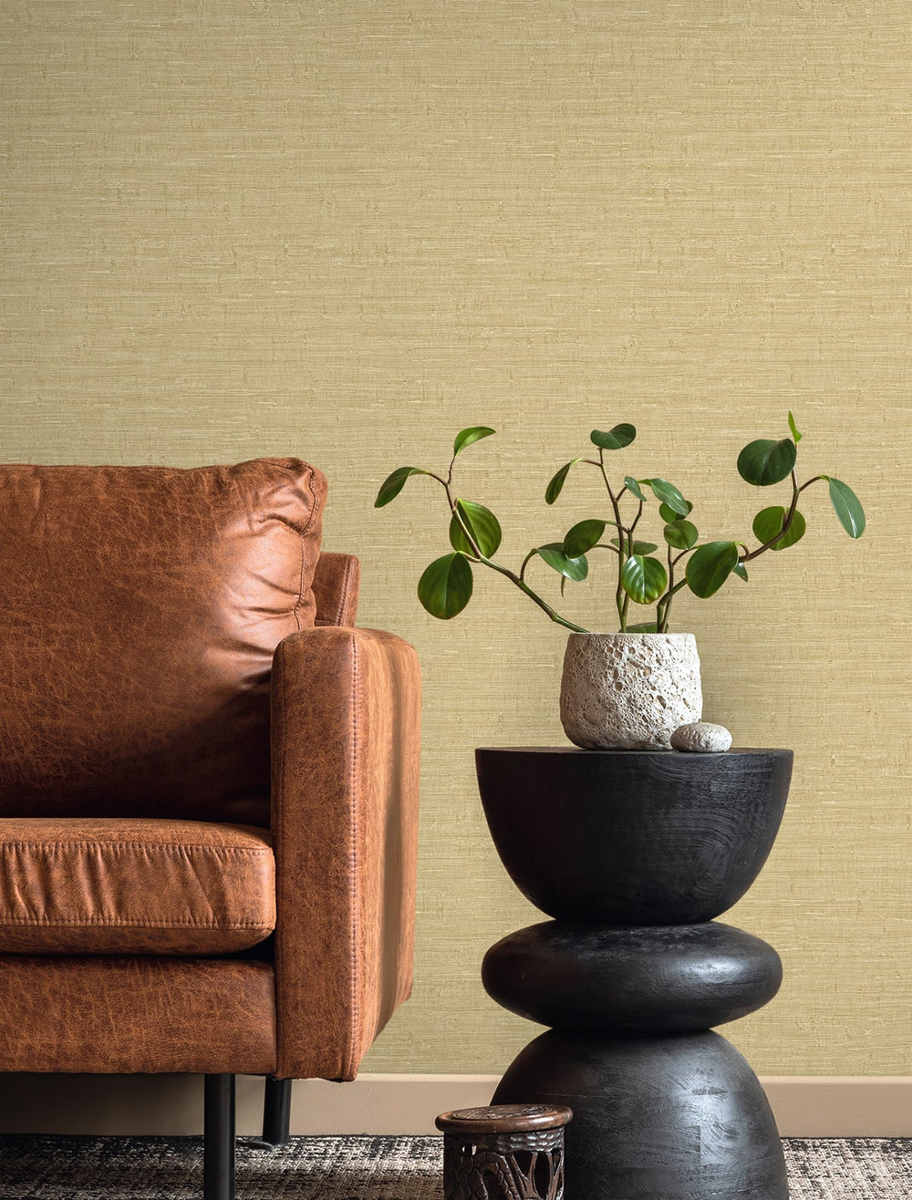 Wilslow Weave Bread TH90415 by Seabrook Designs Designer Wallpaper