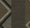 Seabrook Designs Wallpaper Beswick Chevron Roasted Coffee TH91506