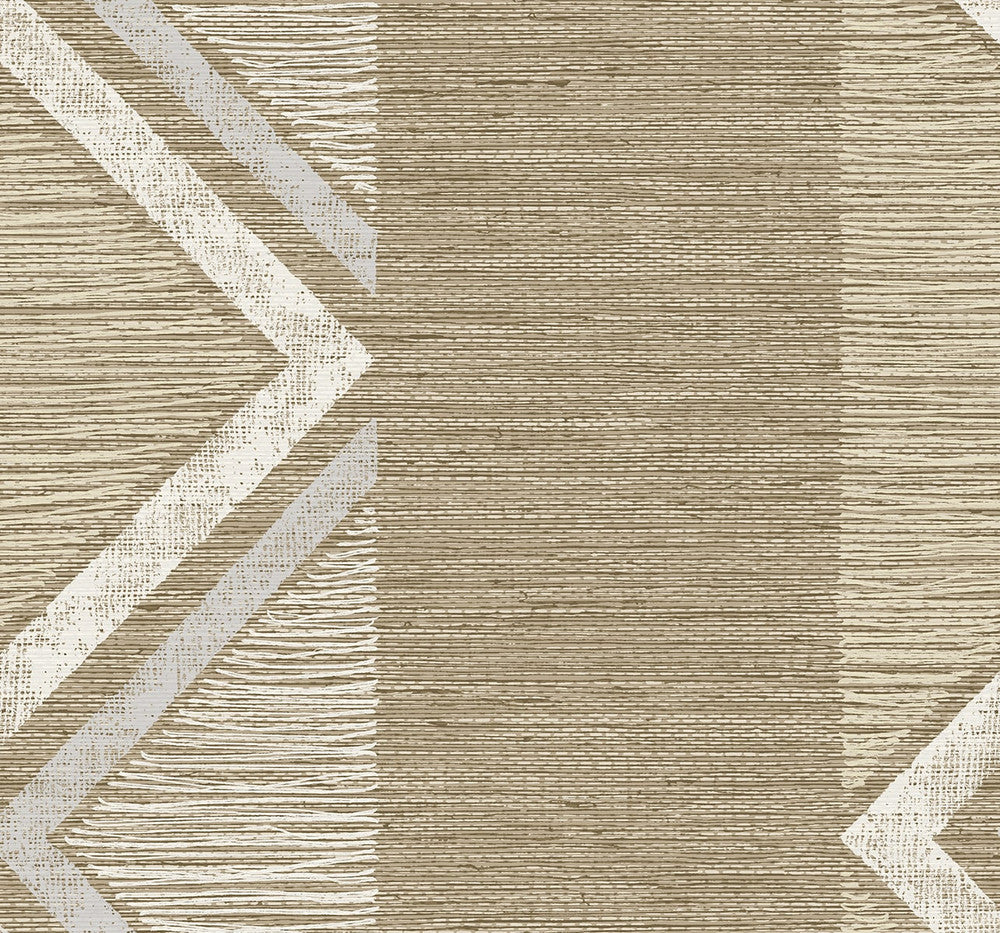 Beswick Chevron Northern Cliff TH91507 by Seabrook Designs Designer Wallpaper
