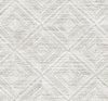 Seabrook Designs Wallpaper Leigh Diamond Fog TH91600