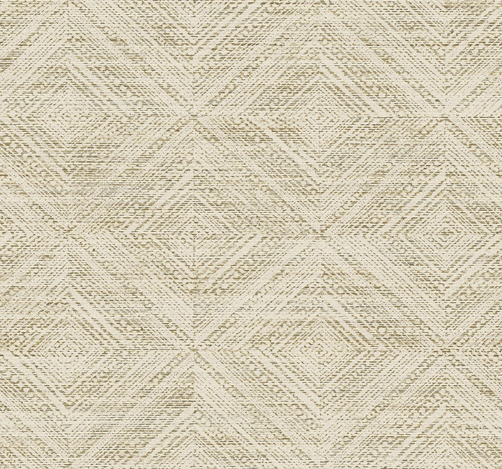 Leigh Diamond Cappuccino TH91606 by Seabrook Designs Designer Wallpaper