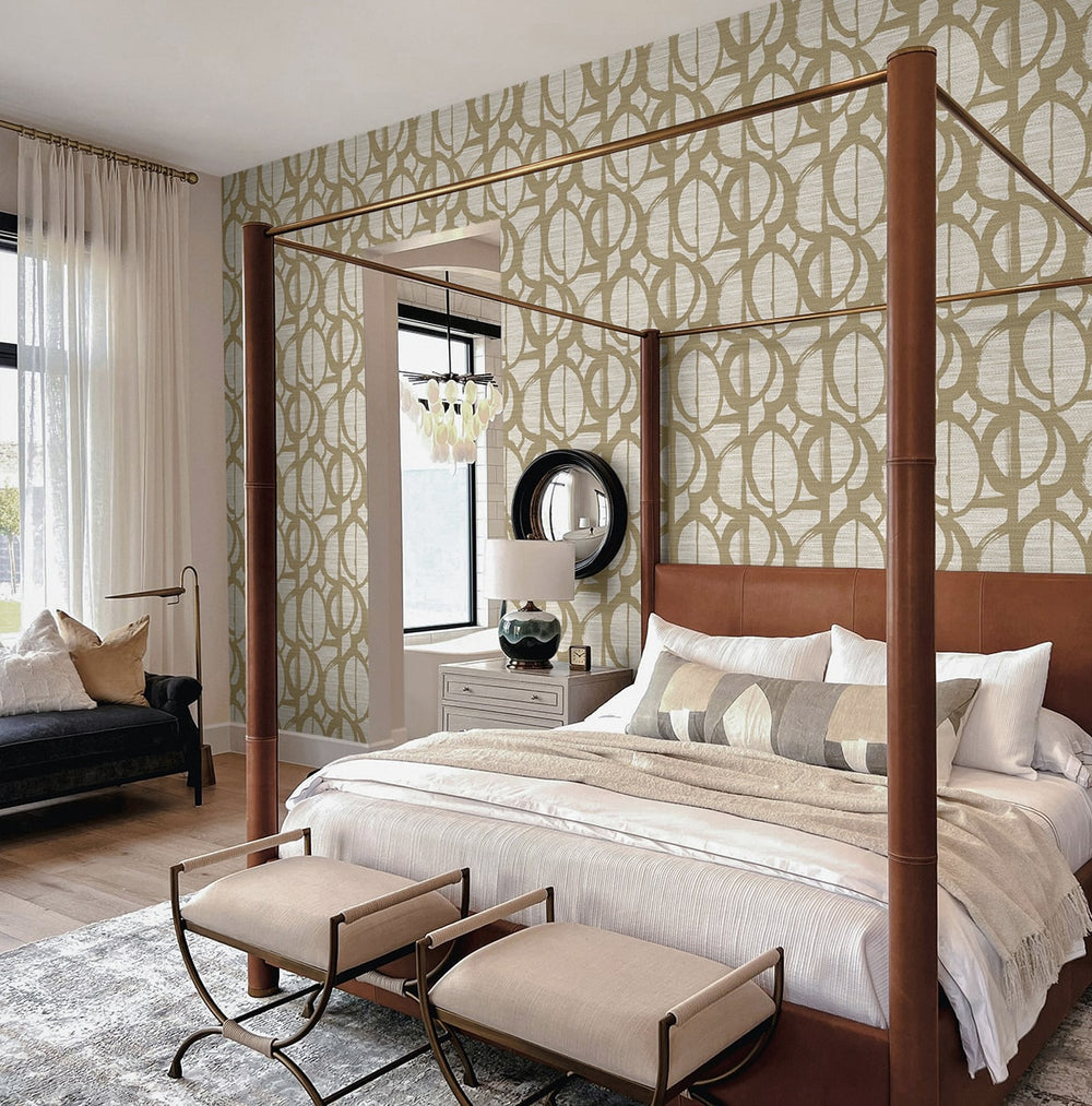 Pendelton Oro TH91705 by Seabrook Designs Designer Wallpaper