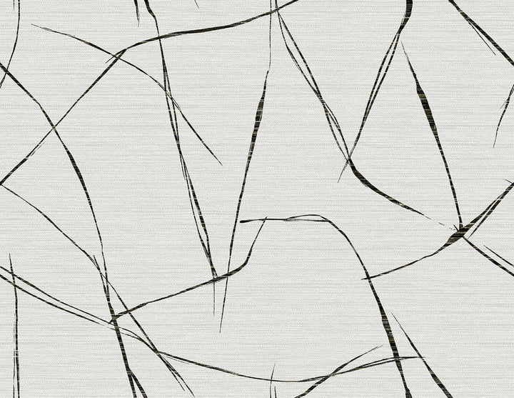 Davenport Sketch Black Ice TH91900 by Seabrook Designs Designer Wallpaper