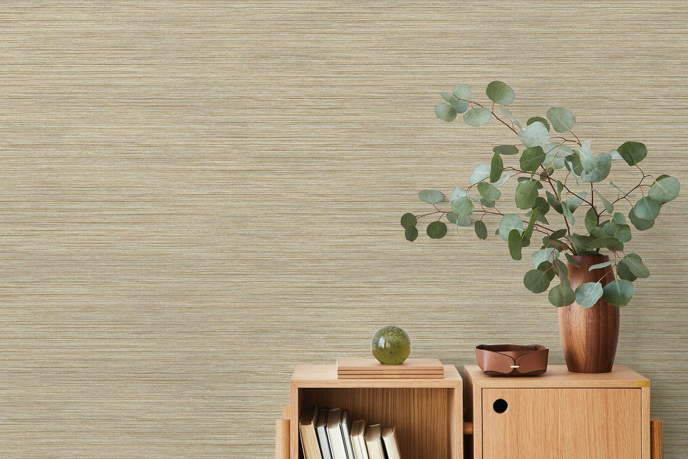 Newton Sisal Sand TH92115 by Seabrook Designs Designer Wallpaper