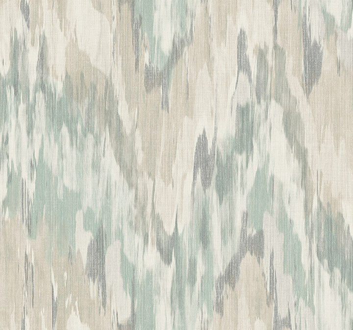 Bowdon Watercolor Stringcloth Clover TH92414 by Seabrook Designs Designer Wallpaper