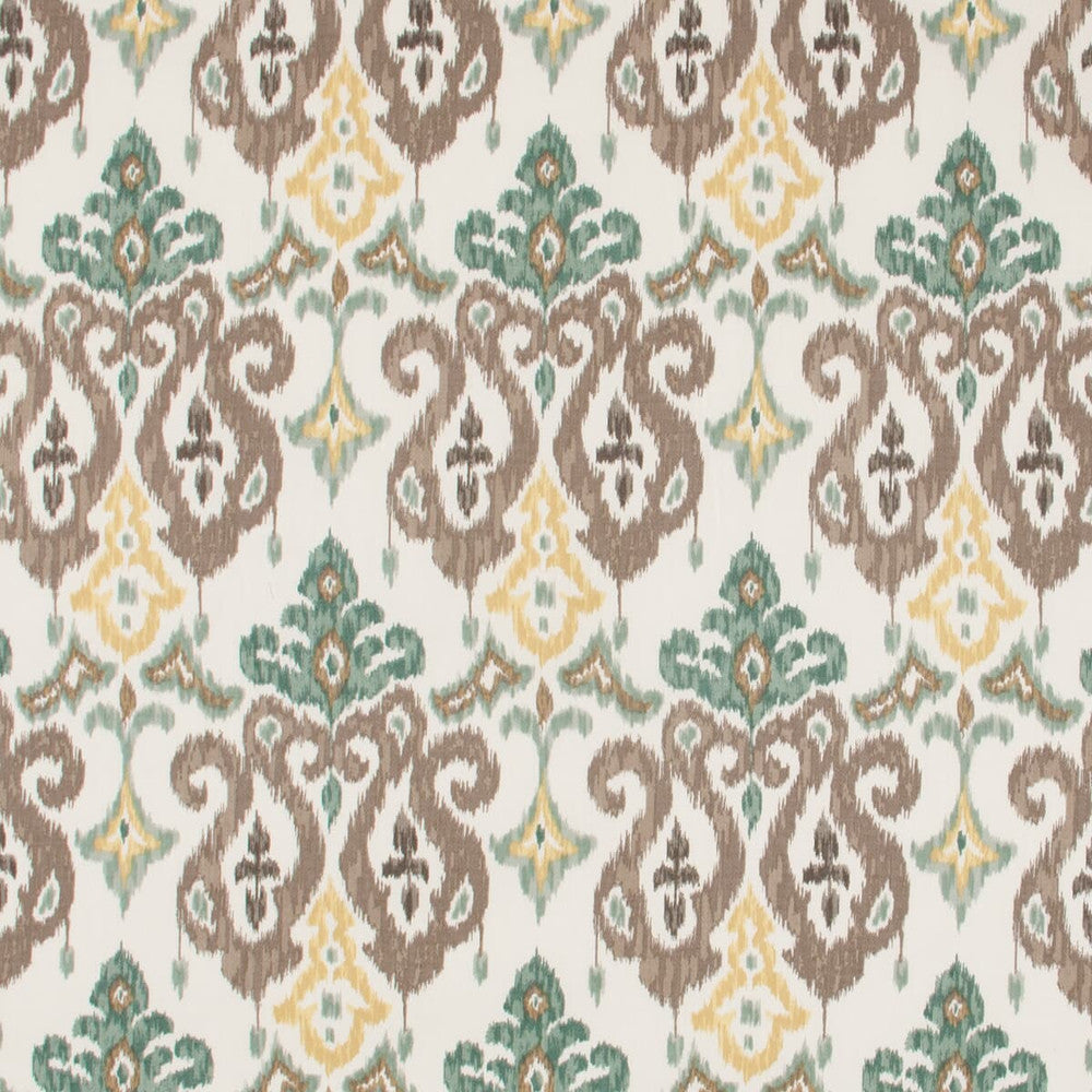 Thatch 2 Shoreline by Stout Designer Fabric RAINBOW LIBRARY CARIBBEAN/PEACOCK 100%COT PAKISTAN FLAME RETARDANT-CA BULLETIN 117-SECTION E FLAME RETARDANT-U.F.A.C. CLASS 1 </p><p>Repeat: 13.5 54 in - Swanky Fabrics -