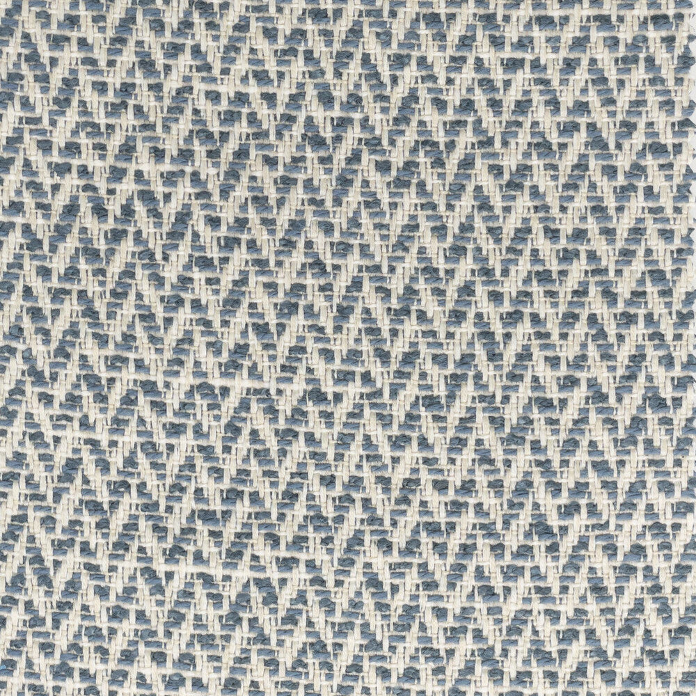 Thayer 2 Slate by Stout Designer Fabric LIVING IS EASY BREEZE/SKY 74%SVI 15%COT 10%POL 1%NYL USA Horizontal: 0.875 and Vertical: 1.000 56.5 in - Swanky Fabrics -