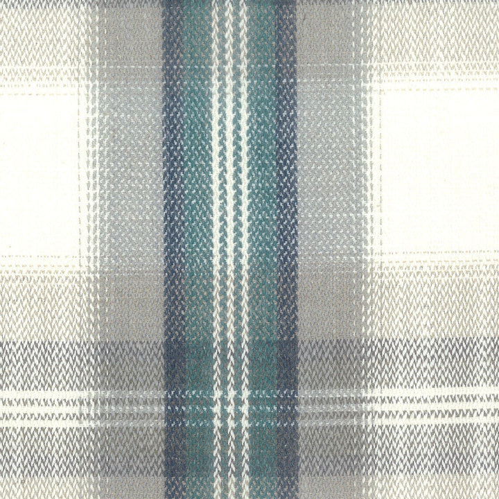 Theory 4 Peacock by Stout Designer Fabric COMFORTABLE LIVING GLACIER/LAGOON 18%COT 64%POL 18%LIN INDIA Horizontal: 5.750 and Vertical: 5.750 54 in - Swanky Fabrics -