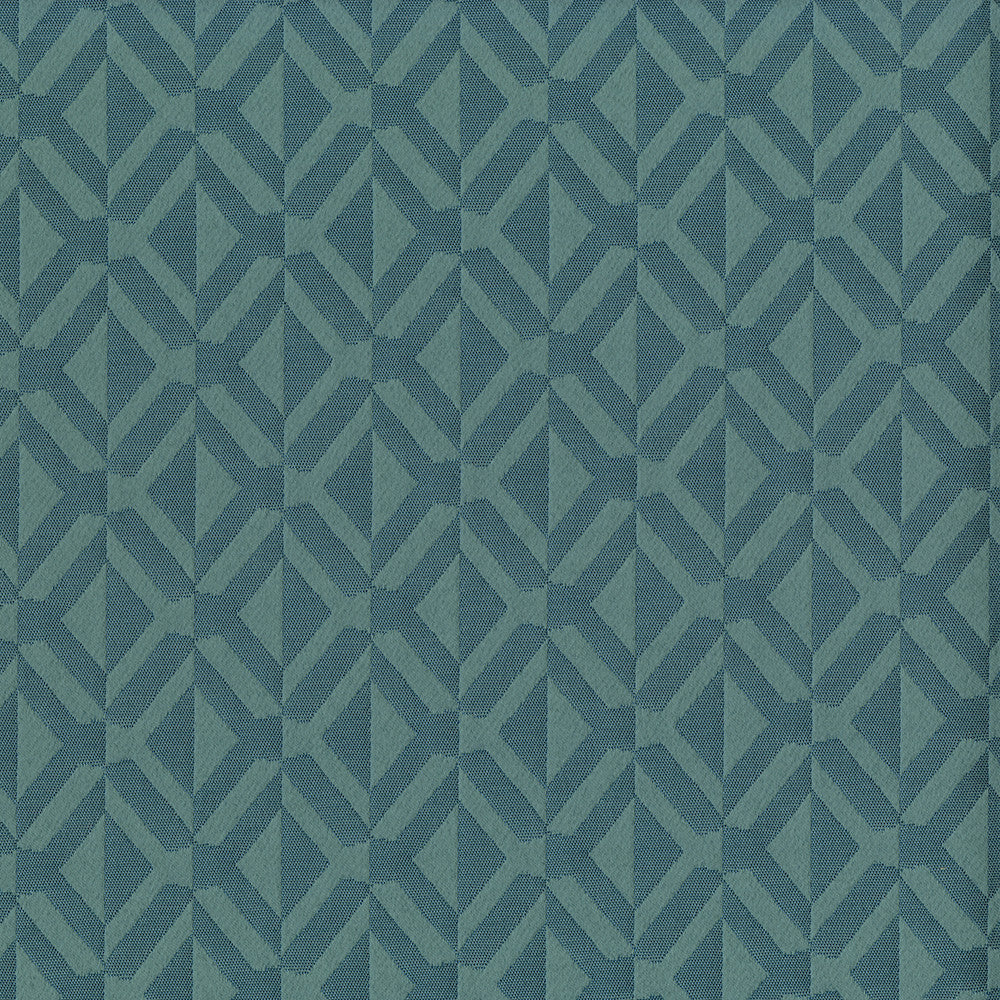 Ideal 34 Aqua by ABBEYSHEA Designer Fabric 100% Polyester China 25,000 Double Rubs (Wyzenbeek) </p><p>Repeat: Horizontal: 3.23" (8.20 cm) Up the Roll and Vertical: 2.99" (7.59 cm) Across the Roll 56" (142 cm) - Swanky Fabrics -