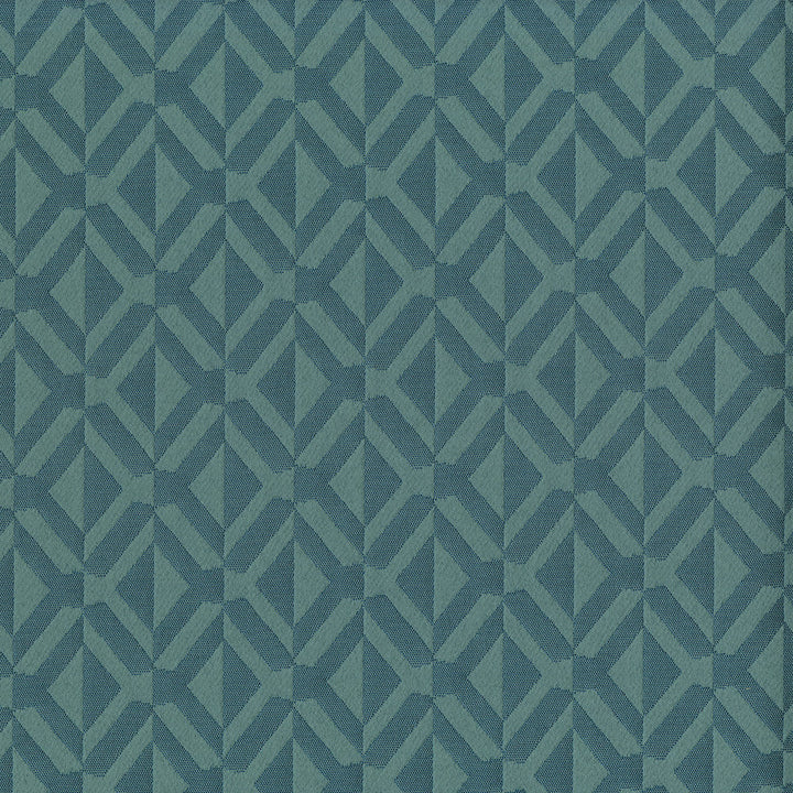 Ideal 34 Aqua by ABBEYSHEA Designer Fabric 100% Polyester China 25,000 Double Rubs (Wyzenbeek) </p><p>Repeat: Horizontal: 3.23" (8.20 cm) Up the Roll and Vertical: 2.99" (7.59 cm) Across the Roll 56" (142 cm) - Swanky Fabrics -