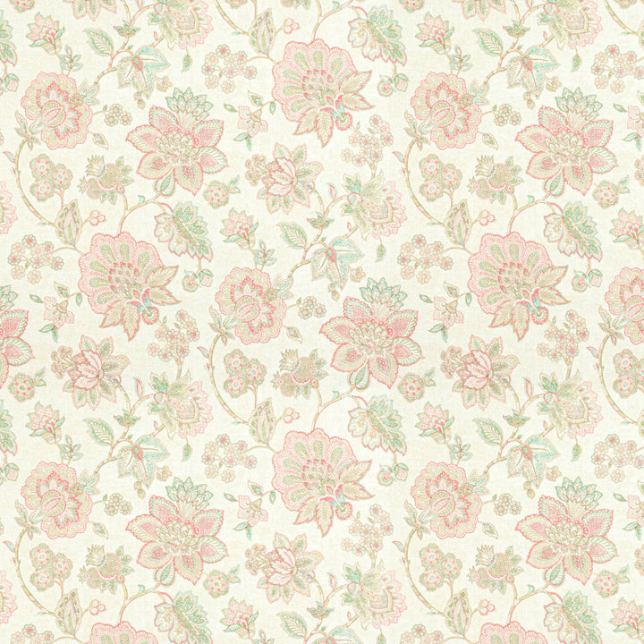 Thorpe 4 Primrose by Stout Fabric Stout Fabric Thorpe 4 PrimroseFabric COMFORTABLE LIVING PETAL/PUNCH 100%COT SPAIN </p><p>Repeat: H: 13.500, V: 27.000 54 in - Fabric Carolina -