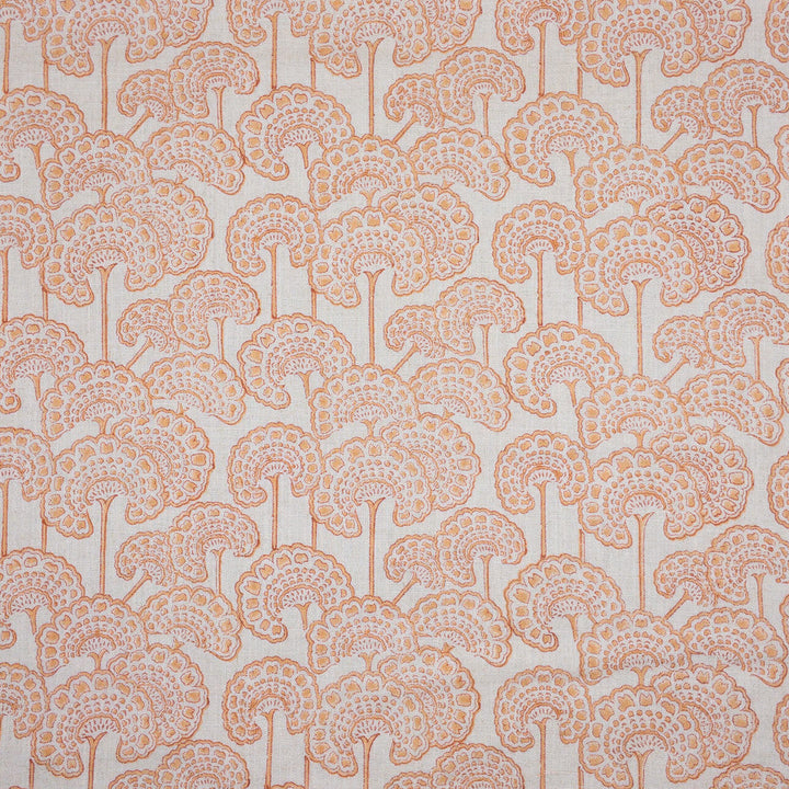 Thurmond 2 Apricot by Stout Fabric Stout Fabric Thurmond 2 ApricotFabric COMFORTABLE LIVING QUARTZ/TILE 70%SVI 30%LIN INDIA </p><p>Repeat: H: 7.250, V: 5.625 52 in - Fabric Carolina -