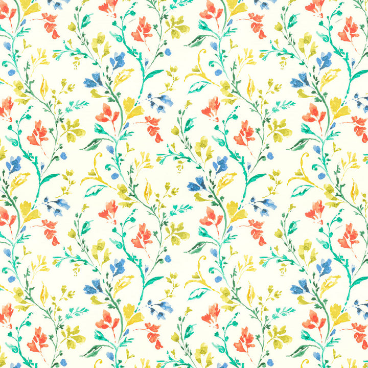 Tiara 2 Caribbean by Stout Designer Fabric COMFORTABLE LIVING GLACIER/LAGOON 100%COT SPAIN WYZENBEEK 30 000 DOUBLE RUB WEAR TEST (HEAVY DUTY) CATB 117-2013 Horizontal: 13.5 and Vertical: 27 54 in - Swanky Fabrics -