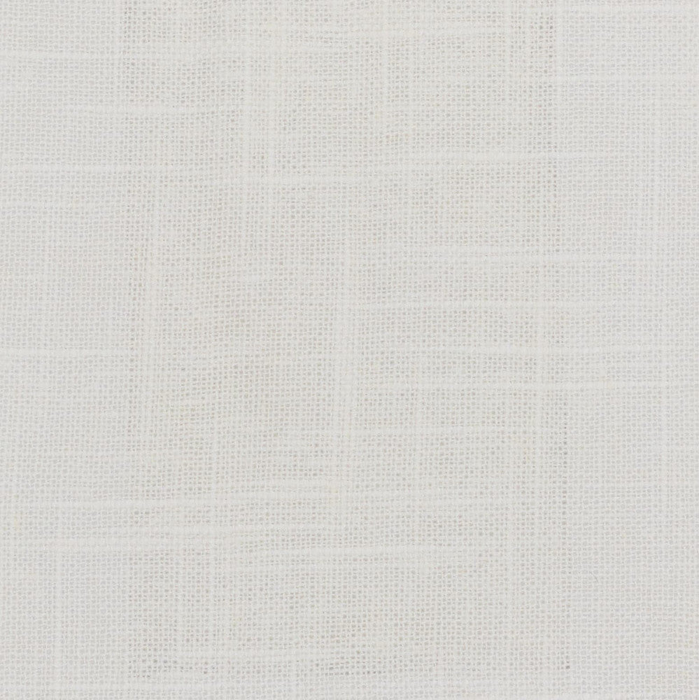 Ticonderoga 23 Snow by Stout Designer Fabric LINEN HUES 55%LIN 45%POL CHINA FLAME RETARDANT-N.F.P.A. 701 SMALL SCALE MARTINDALE WEAR TEST (15 000 CIRCULAR RUBS) Horizontal: 0.000 and Vertical: 0.000 54 in - Swanky Fabrics -