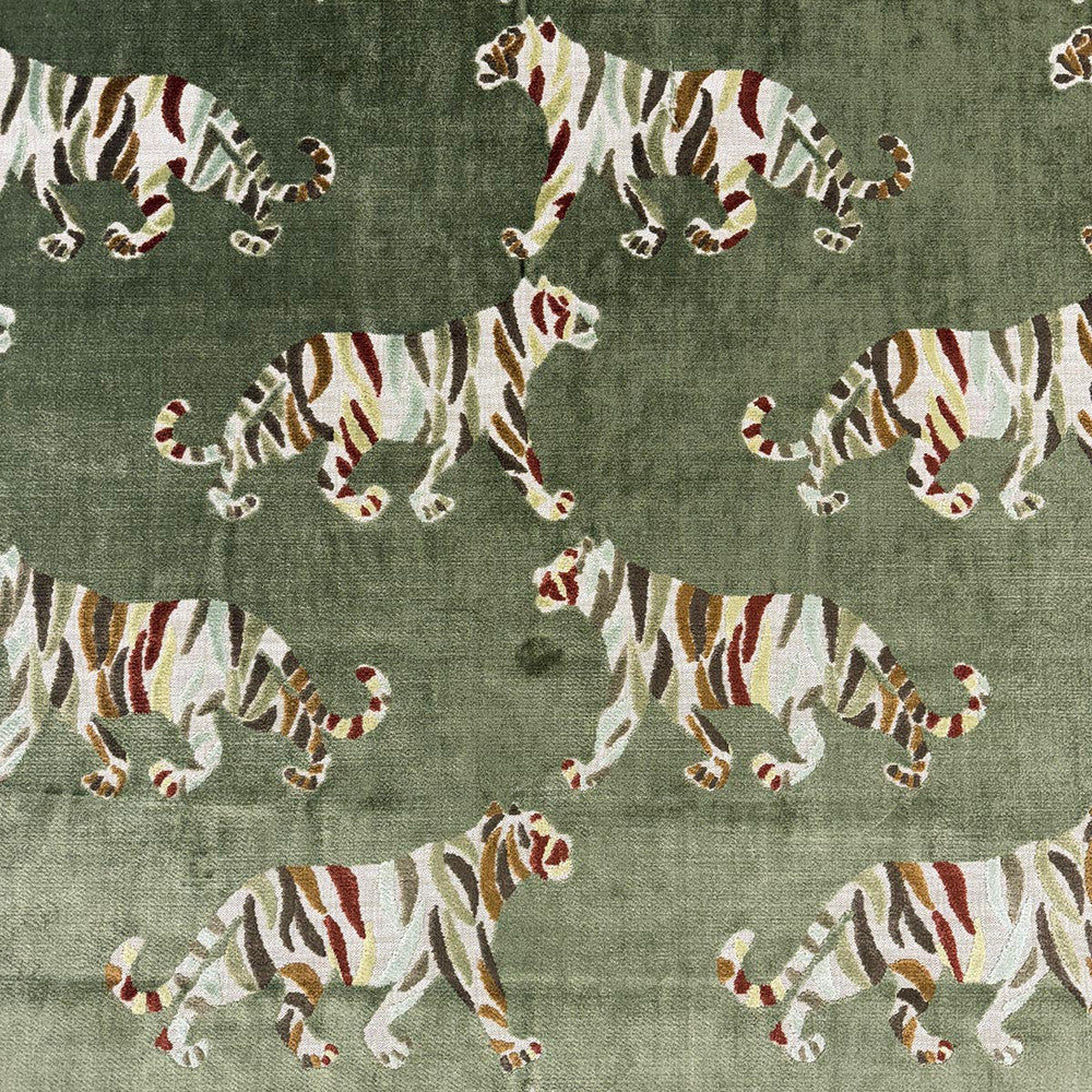 Tigress Safari by Magnolia Designer Fabric - 44% Viscose, 29% Cotton, 27% Poly India 30000 Horizontal: 14 and Vertical: 25 54 - Swanky Fabrics -