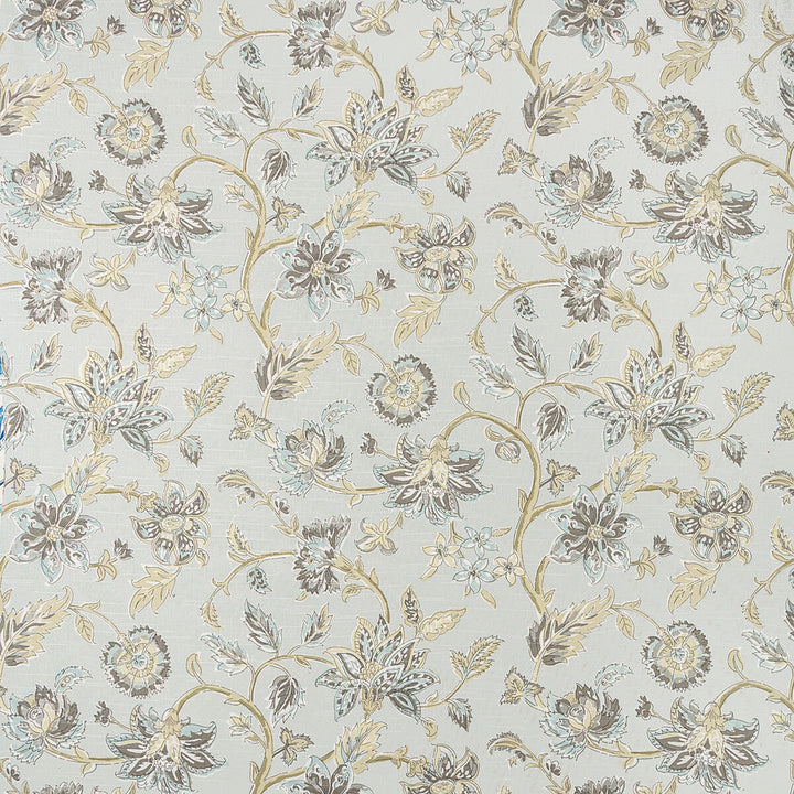 Tiru Vine Mineral by Kravet Basics Designer Fabric CEYLON COTTON - 100% Pakistan MEDIUM Horizontal: 27 and Vertical: 27 54 - Swanky Fabrics -