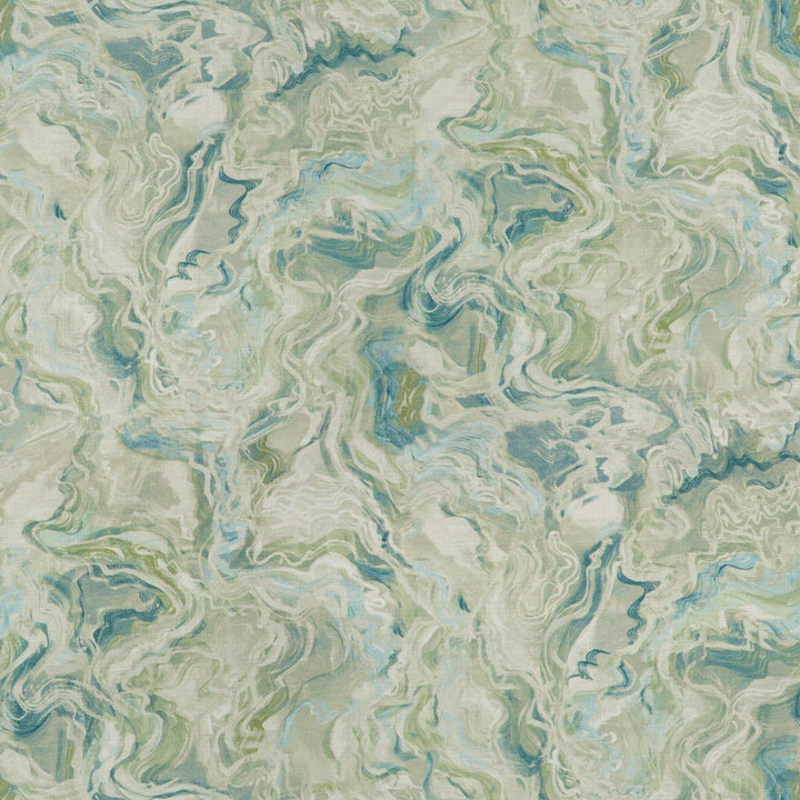 Tizzy 2 Shoreline by Stout Designer Fabric Rainbow Library Seaspray/Icecicle 100% Cotton SOUTH KOREA FLAME RETARDANT-U.F.A.C. CLASS 1 (OR A) FLAME RETARDANT-N.F.P.A. 260A CLASS 1 CATB 117-2013 WYZENBEEK 12 000 DOUBLE RUB WEAR TEST (MEDIUM DUTY) Horizontal: 27 and Vertical: 26.5 54 in - Swanky Fabrics -