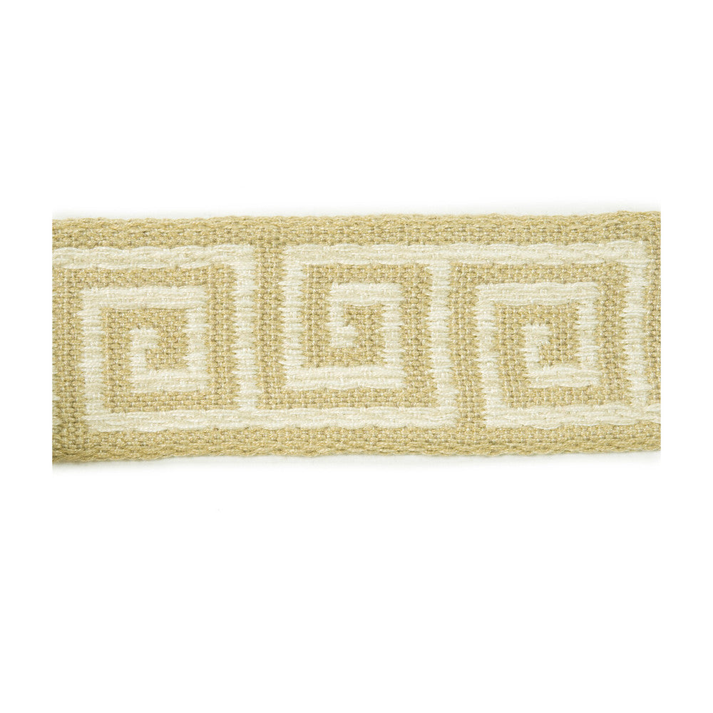Classic Key Med Buff by Lee Jofa Designer Trim VISCOSE - 100% France Horizontal: and Vertical: 1.5 - Swanky Fabrics -