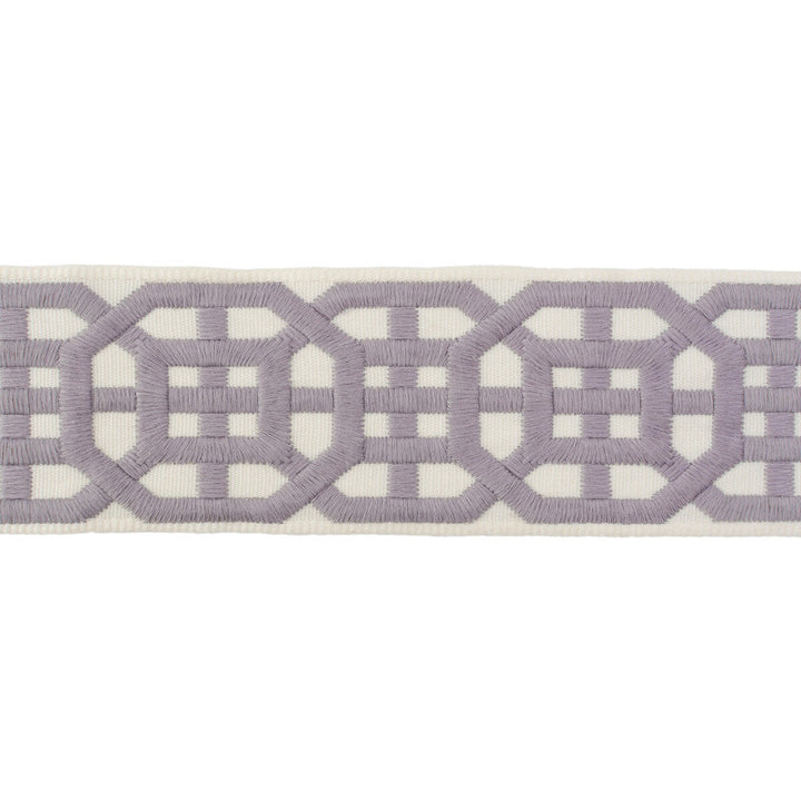 Avignon Tape Lavender by Lee Jofa Designer Trim SUZANNE KASLER COLLECTION II RAYON - 63.6%;POLYESTER - 36.4% India - Horizontal: 2.4 and Vertical: 3.6 2.5 - Swanky Fabrics -