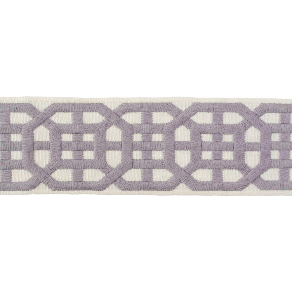 Avignon Tape Lavender by Lee Jofa Designer Trim SUZANNE KASLER COLLECTION II RAYON - 63.6%;POLYESTER - 36.4% India Horizontal: 2.4 and Vertical: 3.6 2.5 - Swanky Fabrics -