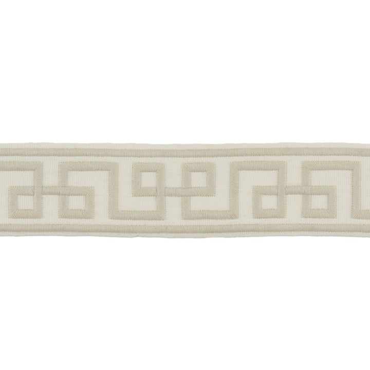 Siene Tape Beige by Lee Jofa Designer Trim SUZANNE KASLER COLLECTION II POLYESTER - 100% India - Horizontal: 1.77 and Vertical: 5.12 1.75 - Swanky Fabrics -