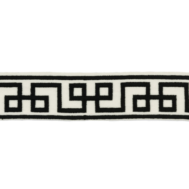 Siene Tape Black by Lee Jofa Designer Trim SUZANNE KASLER COLLECTION II POLYESTER - 100% India Horizontal: 1.77 and Vertical: 5.12 1.75 - Swanky Fabrics -