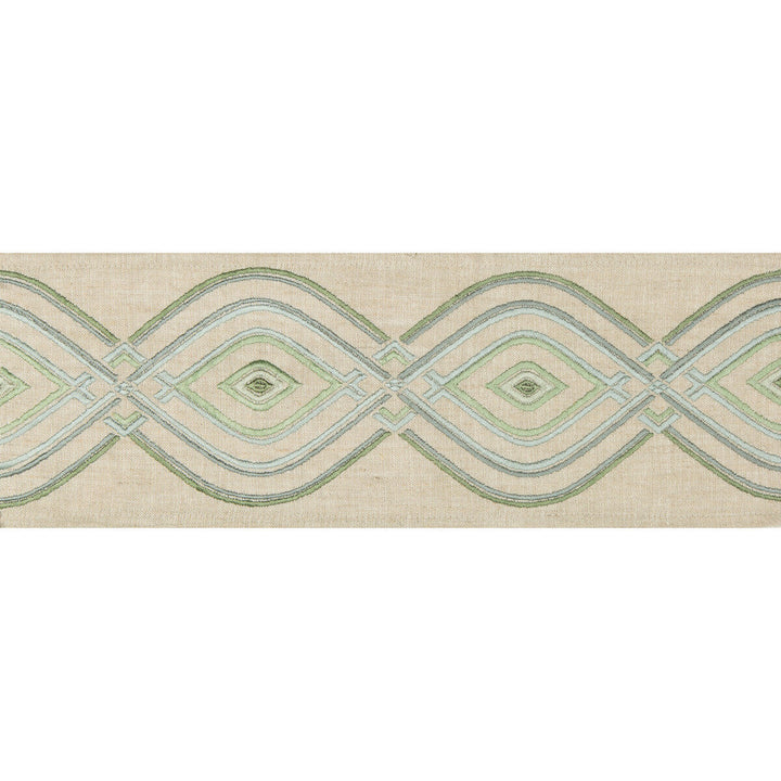 Ora Tape Mist by Lee Jofa Designer Trim WESTPORT TRIMMINGS LINEN - 58%;VISCOSE - 30%;SPUN SILK - 12% India LIGHT Horizontal: 5 and Vertical: 5.24 5 - Swanky Fabrics -