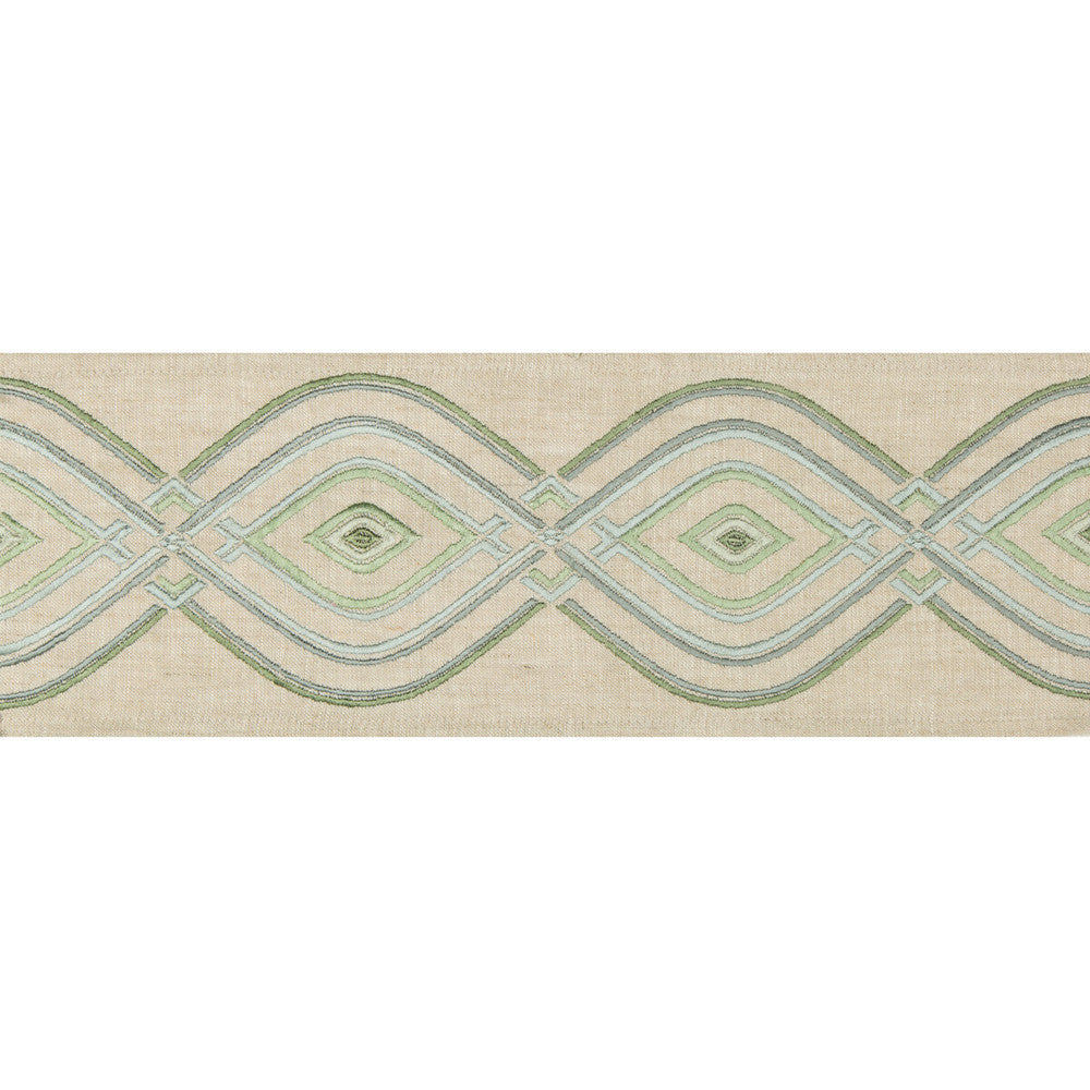 Ora Tape Mist by Lee Jofa Trim Lee Jofa Trim Ora Tape MistTrim WESTPORT TRIMMINGS LINEN - 58%;VISCOSE - 30%;SPUN SILK - 12% India </p><p>Repeat: H: 5, V: 5.24 5 - Fabric Carolina -