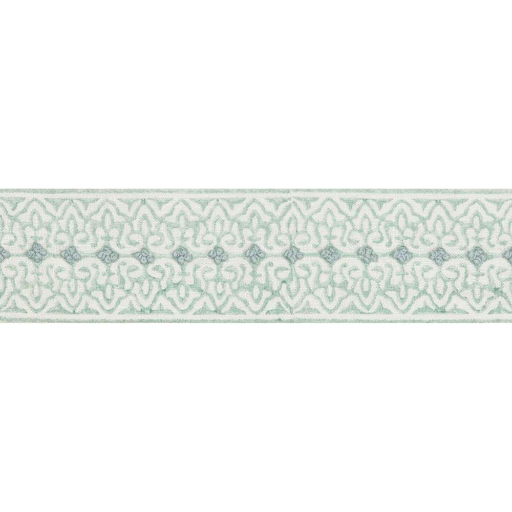 Paige Tape Sky by Lee Jofa Designer Trim WESTPORT TRIMMINGS LINEN - 93%;COTTON - 7% India - Horizontal: 2.6 and Vertical: 0.75 2.6 - Swanky Fabrics -