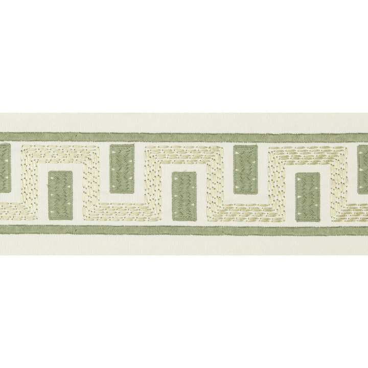 Seacliffe Tape Moss by Lee Jofa Designer Trim WESTPORT TRIMMINGS COTTON - 58%;SPUN POLYESTER - 31%;VISCOSE - 11% India MEDIUM Horizontal: 3.14 and Vertical: 3.93 3.14 - Swanky Fabrics -