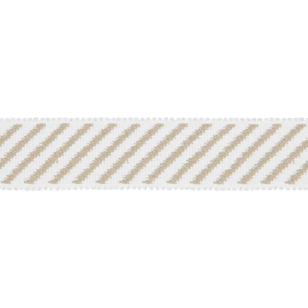 Cabana Salt/Beach by Groundworks Designer Trim KELLY WEARSTLER TRIMMINGS III LINEN - 100% China - Horizontal: 0.43 and Vertical: 0 1.13 - Swanky Fabrics -