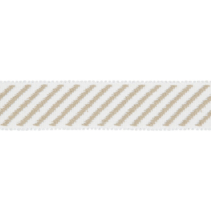 Cabana Salt/Beach by Groundworks Designer Trim KELLY WEARSTLER TRIMMINGS III LINEN - 100% China - Horizontal: 0.43 and Vertical: 0 1.13 - Swanky Fabrics -