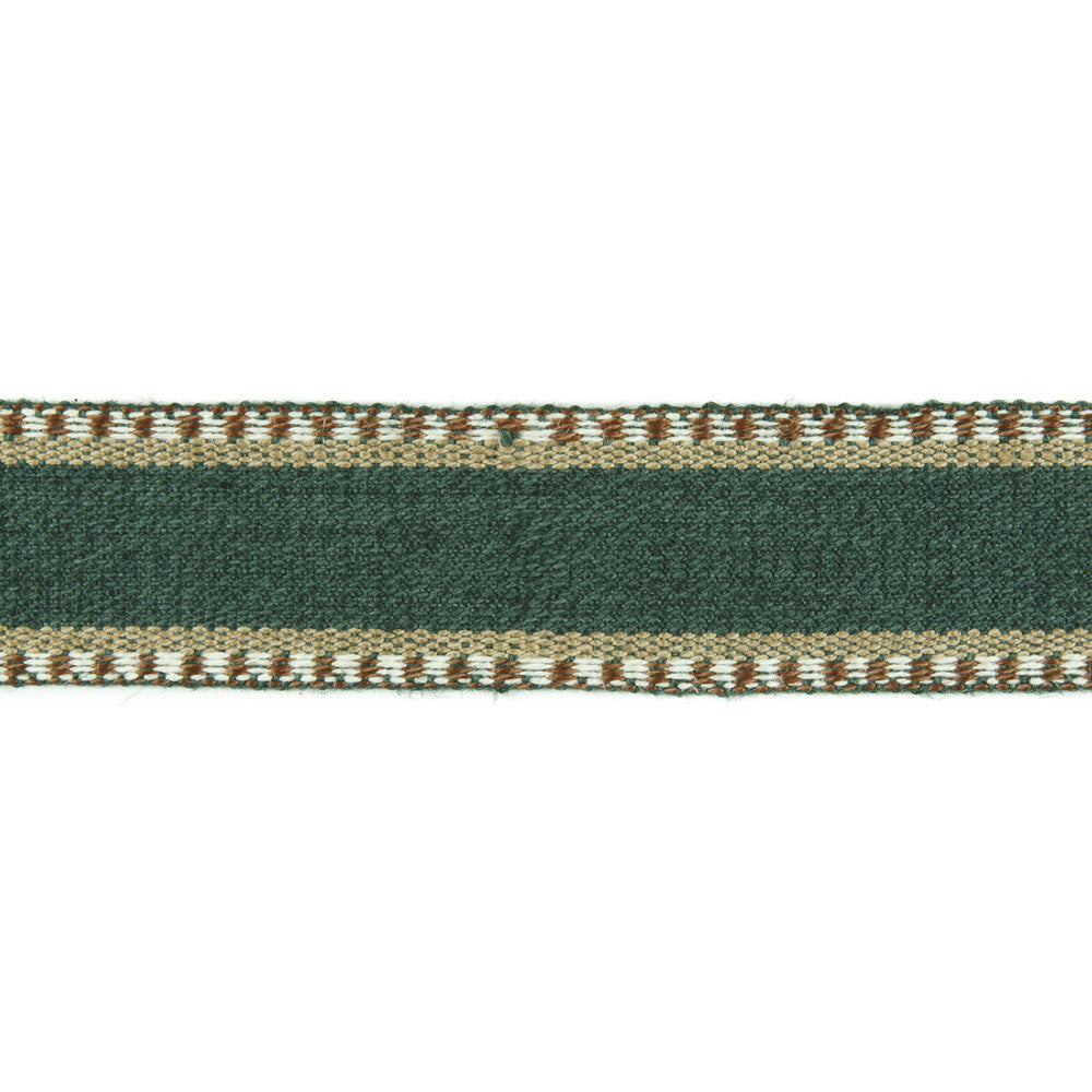 Danakil Tape Hunter/Brown by Lee Jofa Designer Trim MERKATO JUTE - 60%;COTTON - 40% India - Horizontal: 1.70208 and Vertical: 0 1.70208 - Swanky Fabrics -