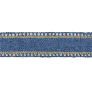 Lee Jofa Trim Danakil Tape Blue/Slate