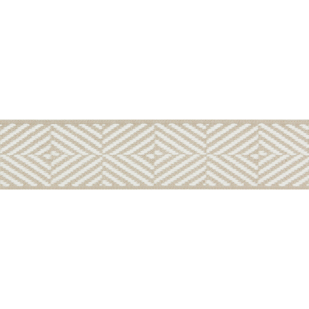 Beaumont Tape Beige by Lee Jofa Designer Trim SUZANNE KASLER THE RIVIERA COLLECTION POLYESTER - 68%;COTTON - 32% United Kingdom Horizontal: 2 and Vertical: 1.18 2 - Swanky Fabrics -