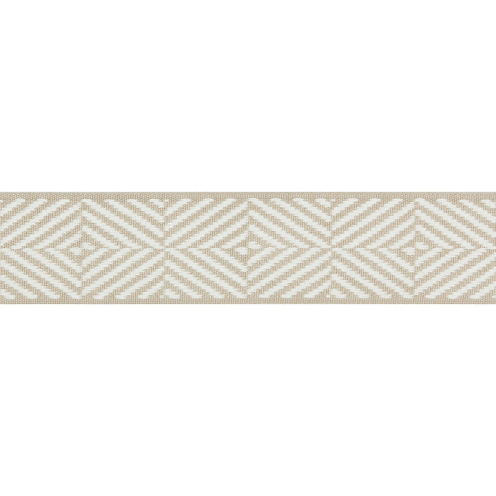Beaumont Tape Beige by Lee Jofa Designer Trim SUZANNE KASLER THE RIVIERA COLLECTION POLYESTER - 68%;COTTON - 32% United Kingdom - Horizontal: 2 and Vertical: 1.18 2 - Swanky Fabrics -