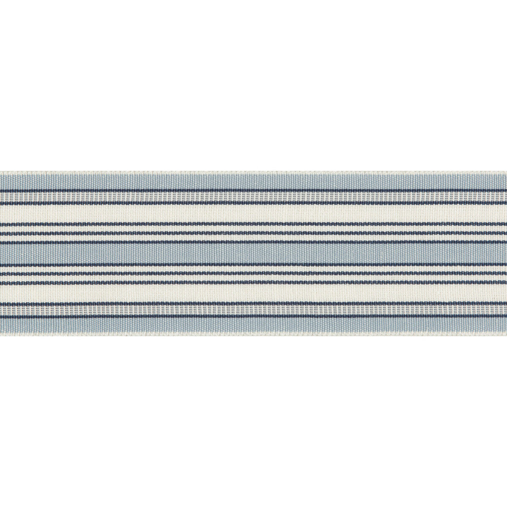 Provencal Tape Blue by Lee Jofa Designer Trim SUZANNE KASLER THE RIVIERA COLLECTION LINEN - 57%;POLYESTER - 43% United Kingdom Horizontal: 2.6 and Vertical: 0 2.6 - Swanky Fabrics -