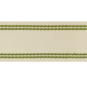 Lee Jofa Trim Braid W/Tramlines Flax&Olive Grn TL10189.1623.0