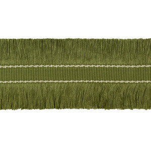 Lee Jofa Trim Cut Ruche Fringe Olive Green TL10190.3.0