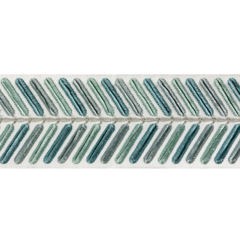 Lee Jofa Trim Wingfield Emb Tape - Teal