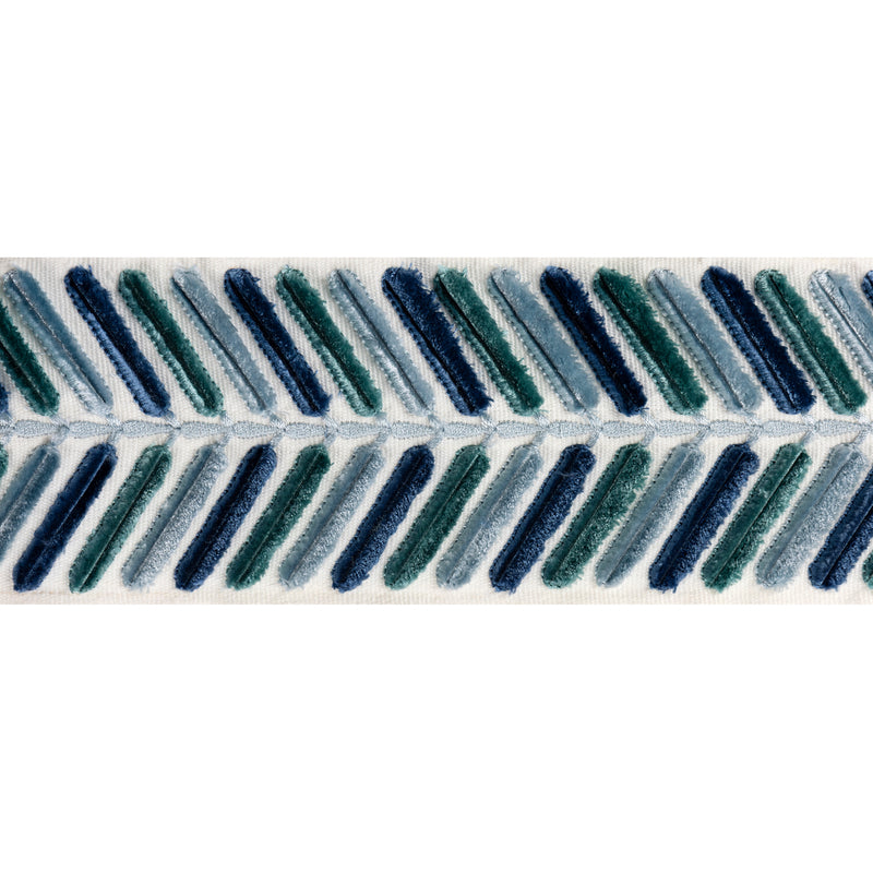 Lee Jofa Trim Wingfield Emb Tape - Blue