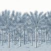 Thibaut Wallpaper Palm Grove Mural - 5 Panel Full Set Navy TM13951