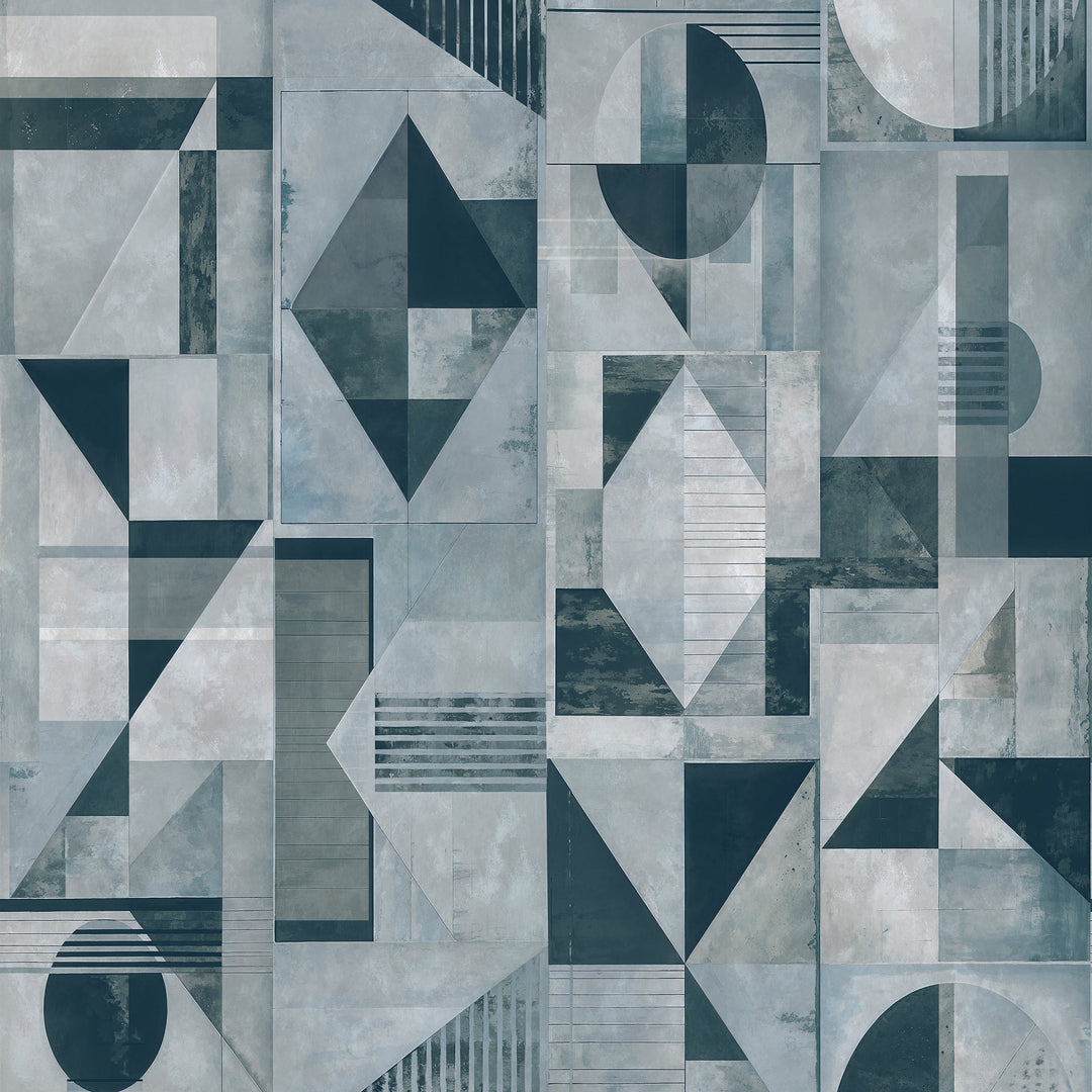 GALAXY MURAL Graphite and Mineral TM24432 by Thibaut Designer Wallpaper