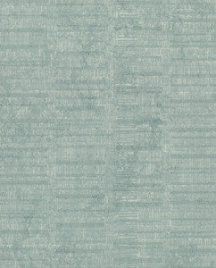 York Wallcoverings Wallpaper Teal Woven Stripe