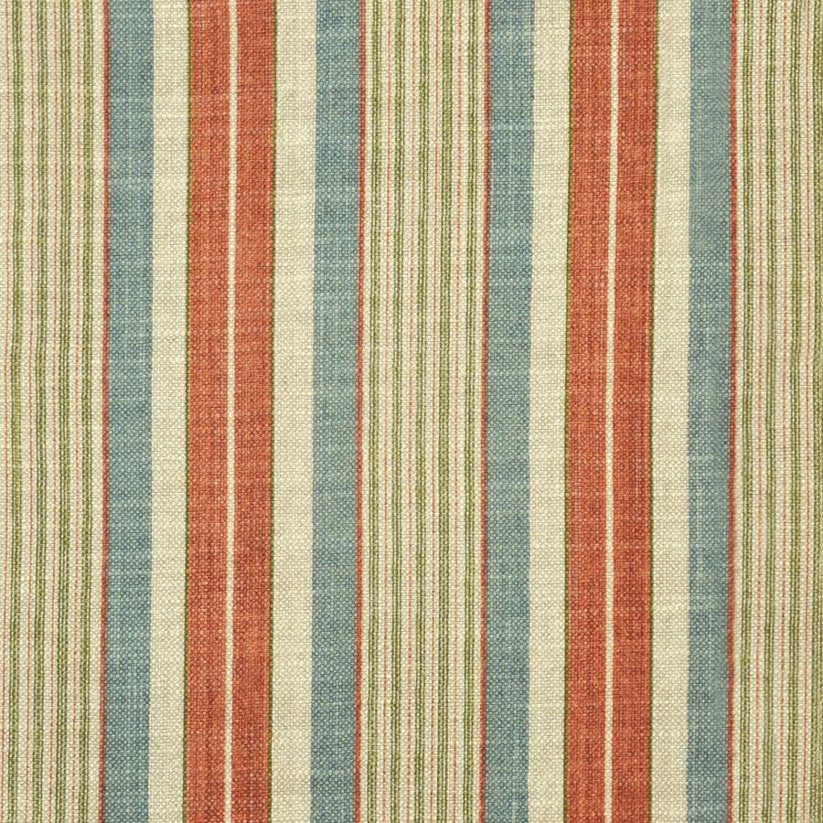 Torquay # 502 Bayberry by Maxwell Designer Fabric Print Gallery 75% COTTON/25% LINEN PAKISTAN V-1.25"H-13.5" 54" - Swanky Fabrics -