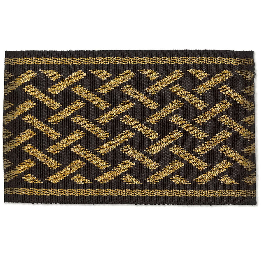 Topeka 1 Agate by Stout Designer Trim NEW WORLD TAPES & BORDERS 100%SVI CHINA Horizontal: 0 and Vertical: 0 2.5 in - Swanky Fabrics -