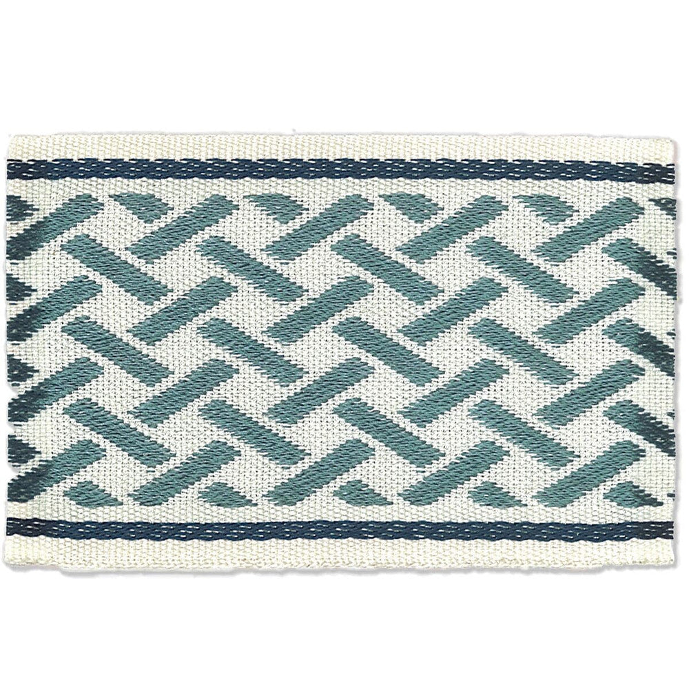 Topeka 7 Denim by Stout Designer Trim New World Tapes & Borders 100% Spun Viscose CHINA Horizontal: 0 and Vertical: 0 2.5 in - Swanky Fabrics -
